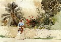De camino a las Bahamas Pintor realista Winslow Homer